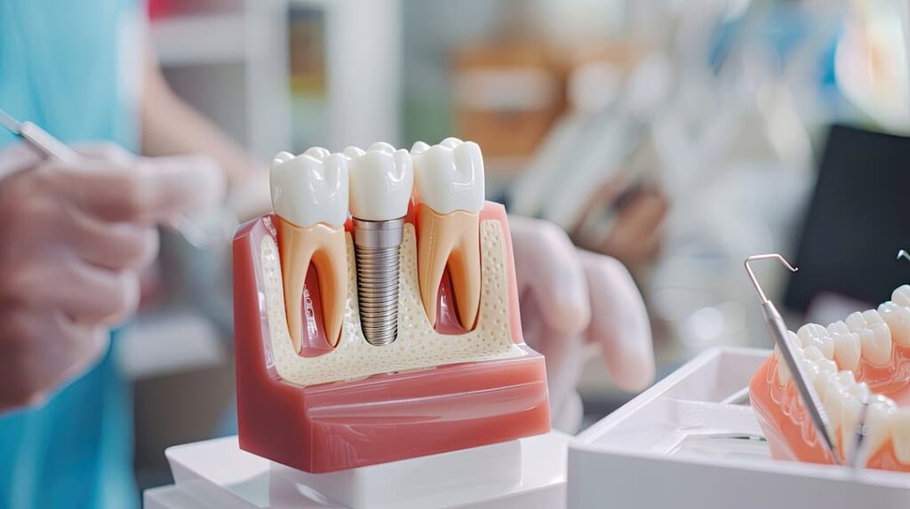 Dental implants for upper jaw bone augmentation