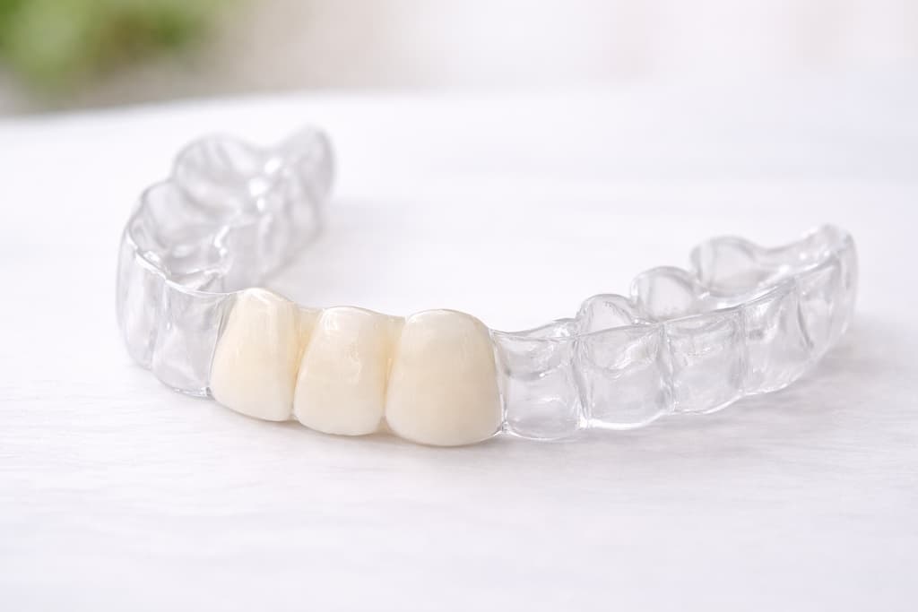 A temporary tooth Essix retainer for a dental implant: Your Complete Guide to Options During Healing.